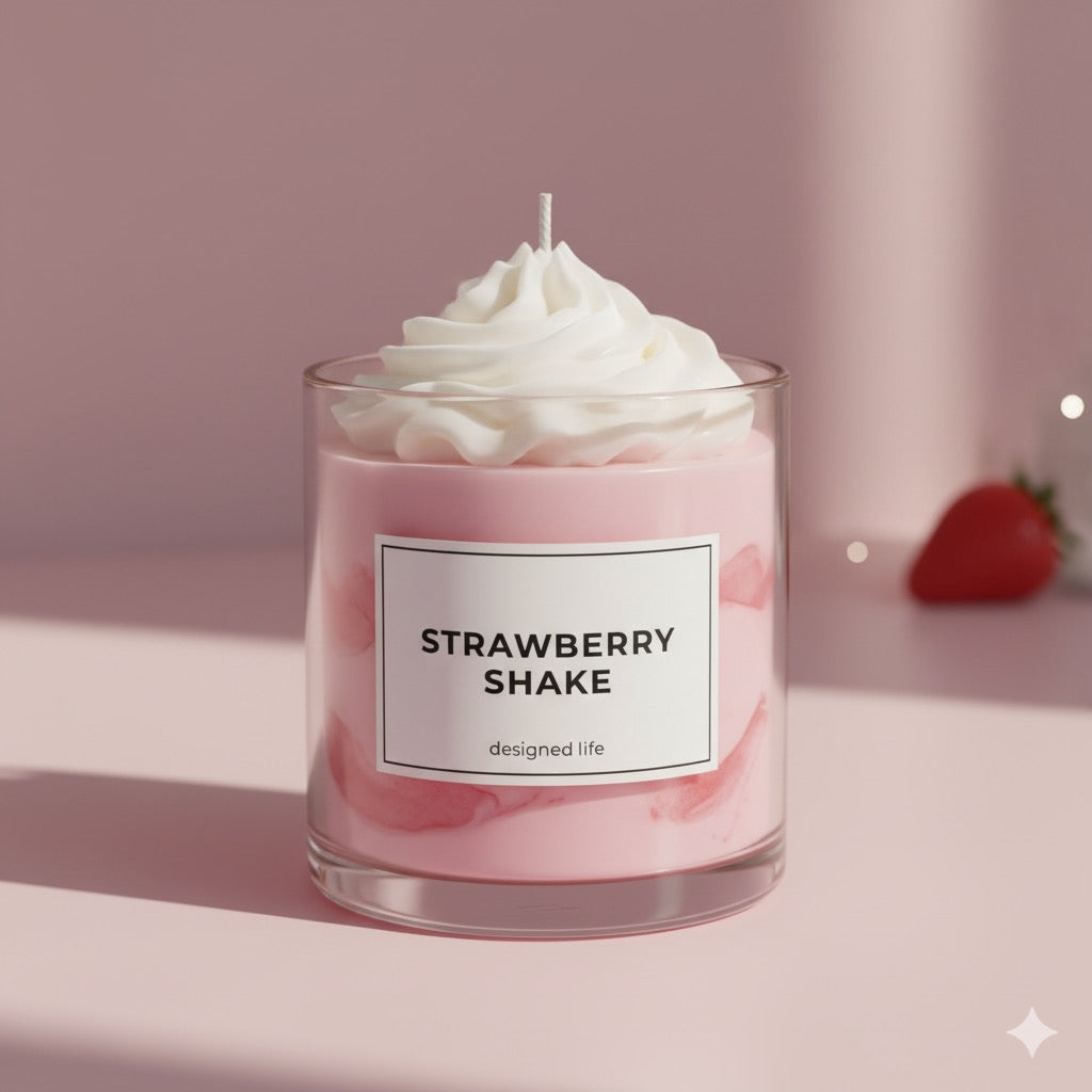 Strawberry Shake – Soy Wax Luxury Candle